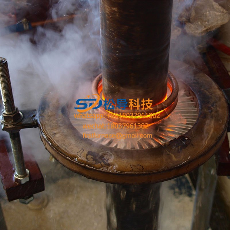 Piston rod quenching furnace