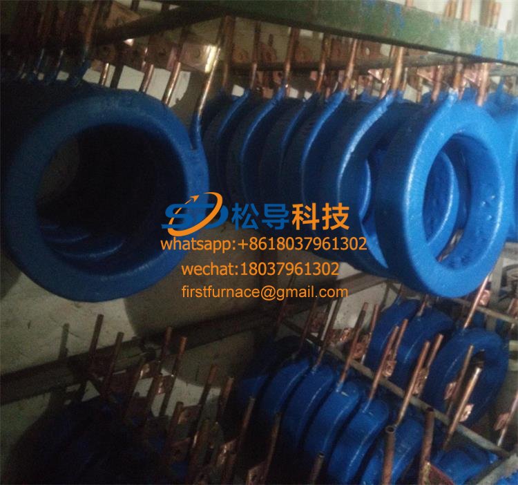 Reactor water-cooled coil