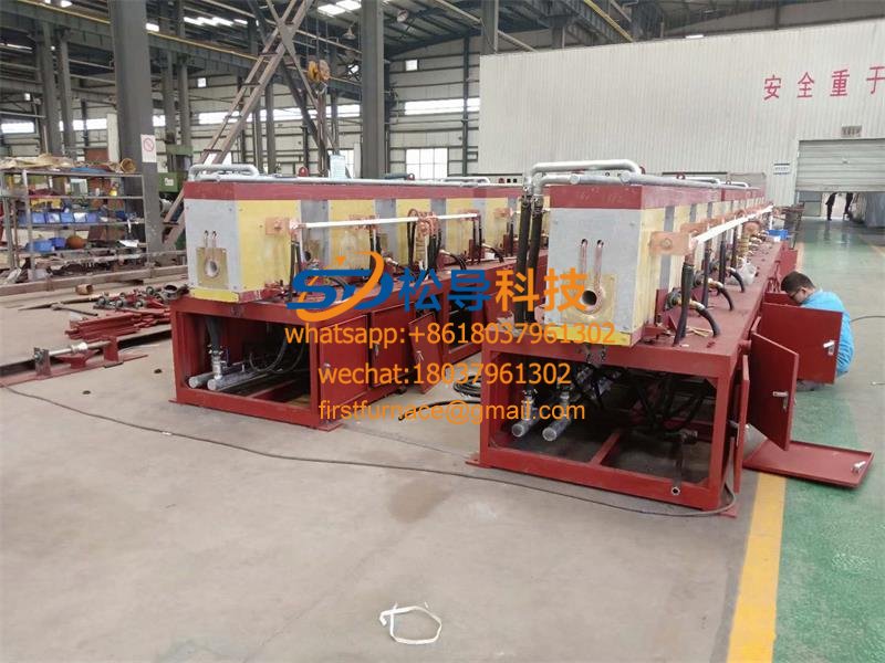 Copper tube annealing medium frequency induction equipment 