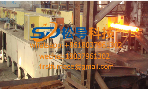 Square billet medium frequency induction heating furnace