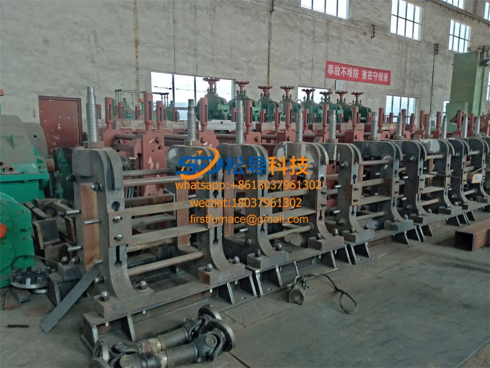Aluminum magnesium silicon alloy rod continuous casting and rolling production line